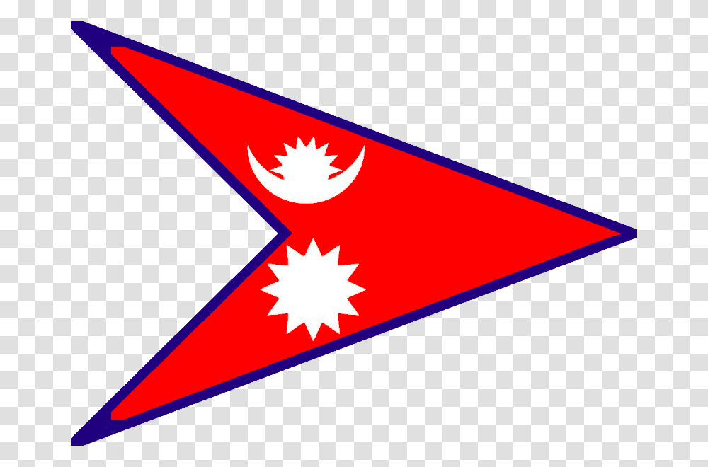 Nepal Flag And Coat Of Arms, Star Symbol Transparent Png