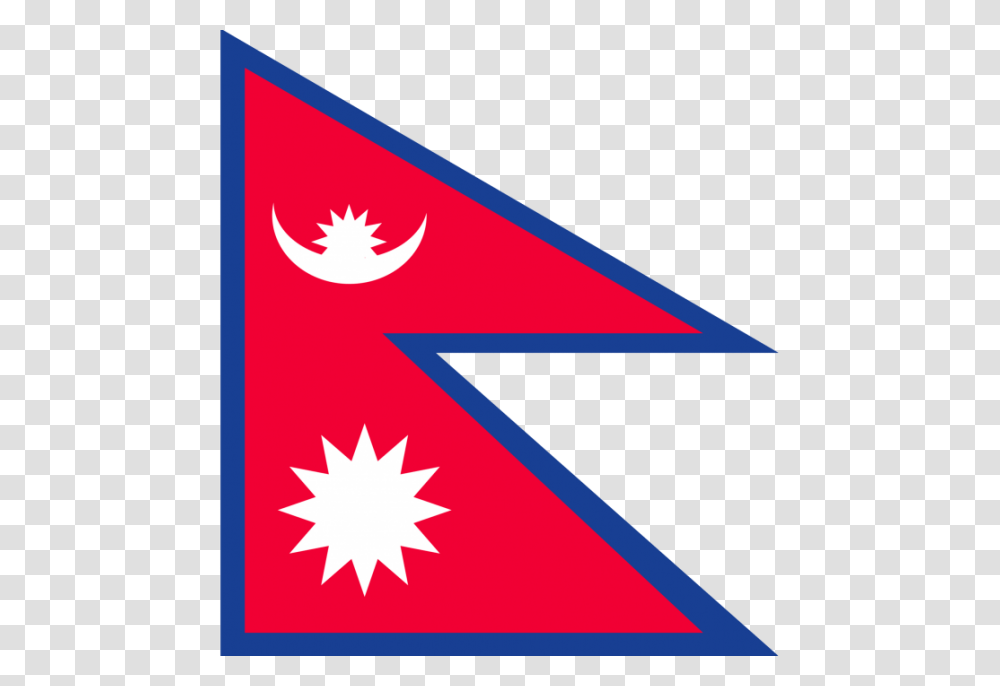 Nepal Flag Chicago Medicine, Triangle, Star Symbol Transparent Png