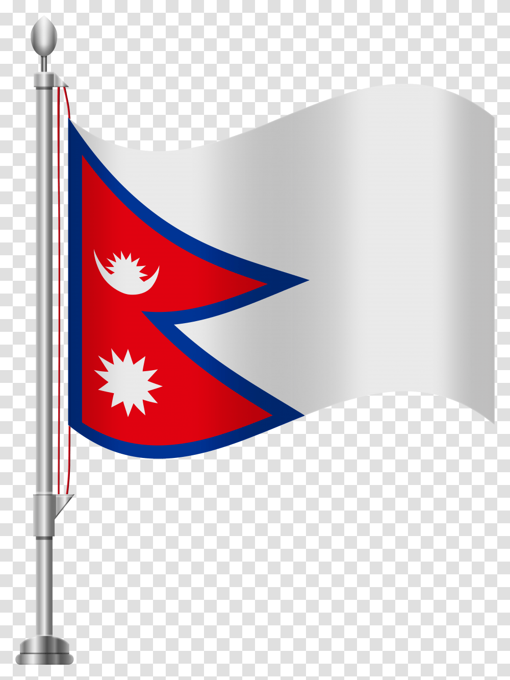 Nepal Flag Clip Art Clipart Image, Star Symbol, American Flag, Emblem Transparent Png