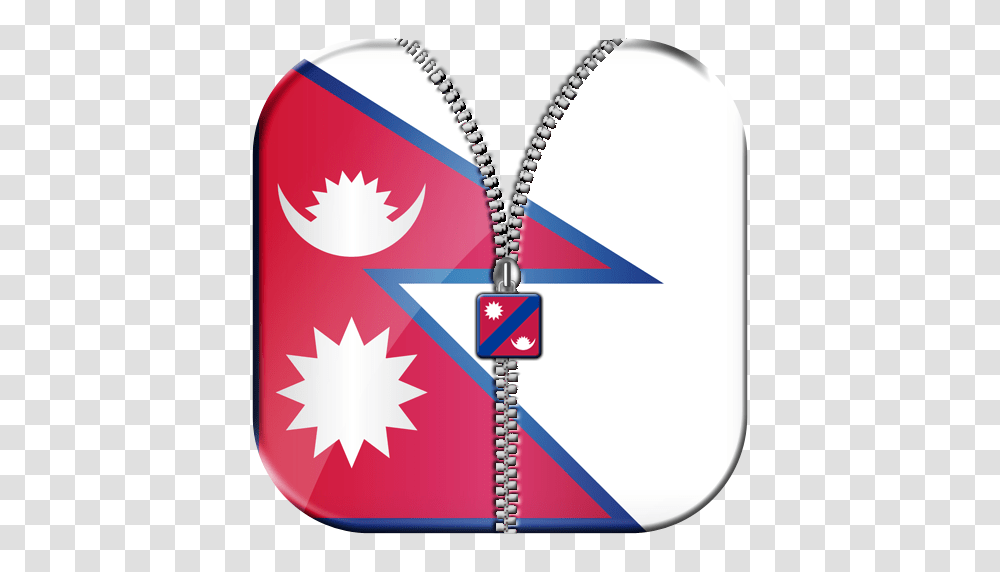 Nepal Flag Zipper Lock Screen Download Apk For Android Transparent Png