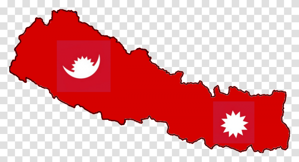 Nepal Red Background Province No 1 Of Nepal, Plot, Map, Diagram, Mountain Transparent Png