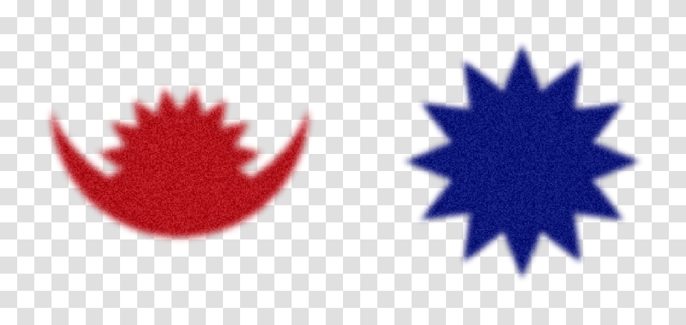 Nepals Flag Moon And Sun, Leaf, Plant, Tree, Flower Transparent Png