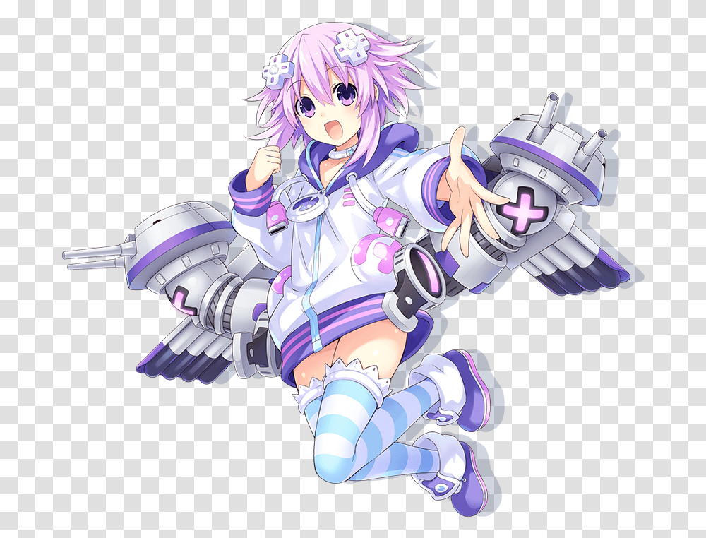 Neptune Azur Lane, Person, Comics, Book, Toy Transparent Png