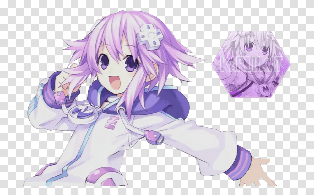 Neptune Game Clip Hyperdimension Neptunia Tied Up, Manga, Comics, Book, Person Transparent Png