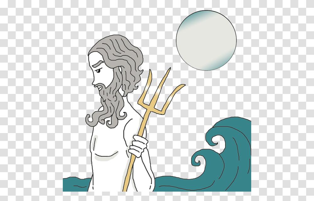 Neptune Illustration, Trident, Emblem, Spear Transparent Png