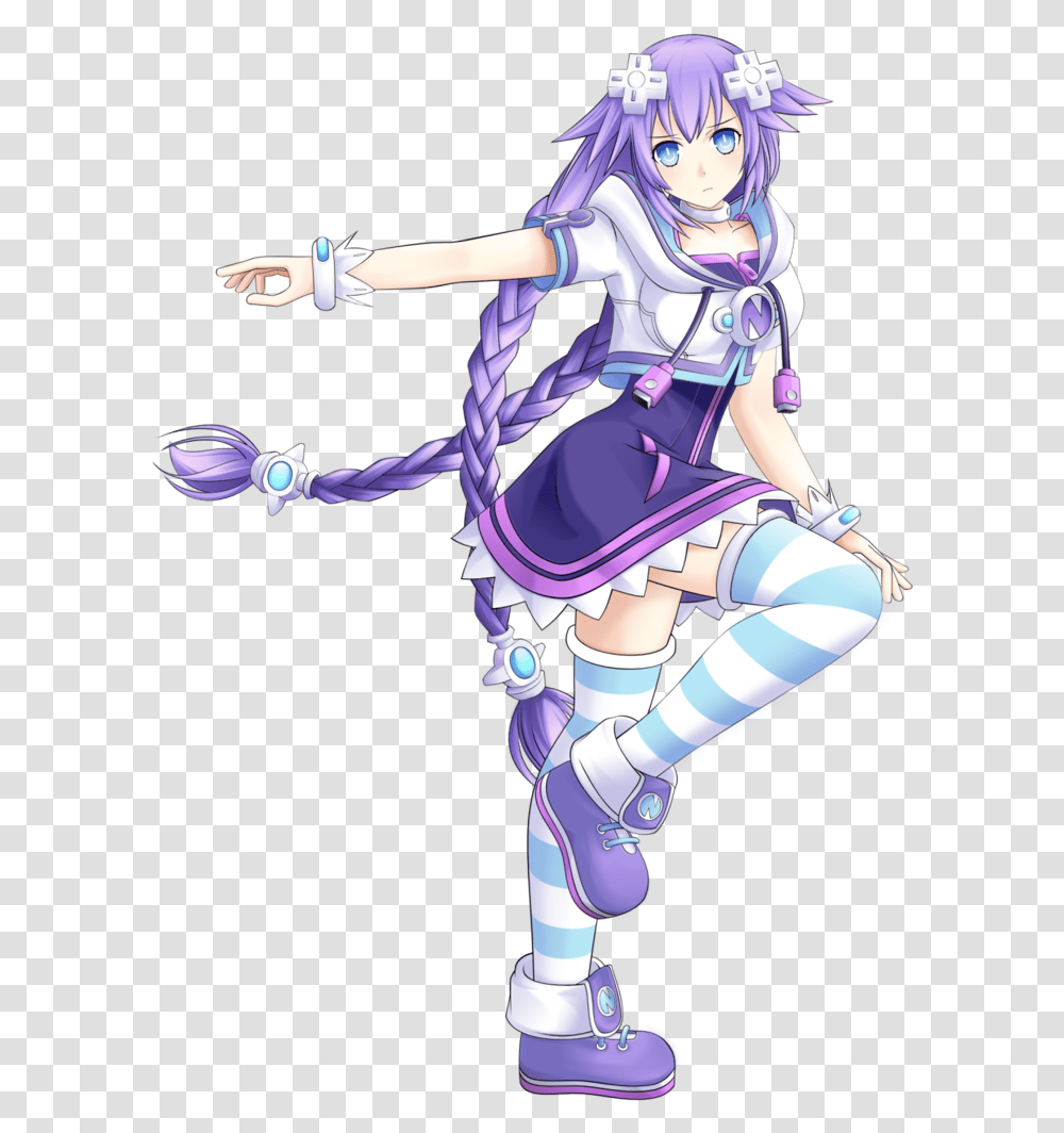 Neptune Neptunia Imagens Hyperdimension Neptunia Purple Heart, Manga, Comics, Book, Person Transparent Png