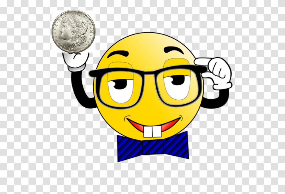 Nerd Animated, Coin, Money Transparent Png