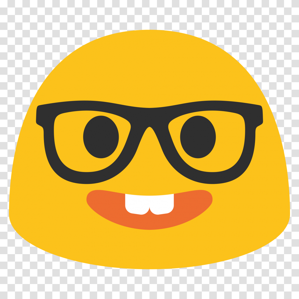 Nerd Emoji Image, Label, Plant, Sticker Transparent Png