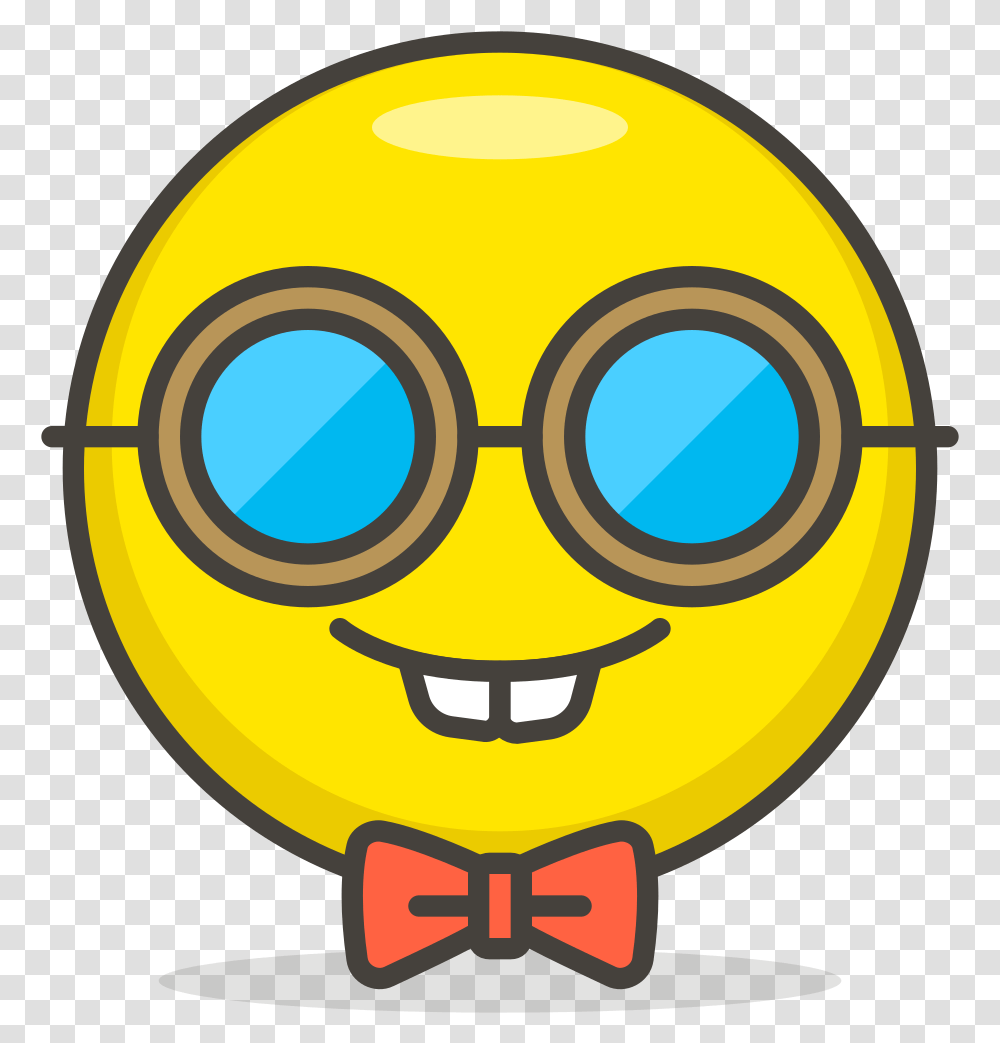 Nerd Face Whatsapp Emoji Nerd Face, Goggles, Accessories, Accessory, Sphere Transparent Png