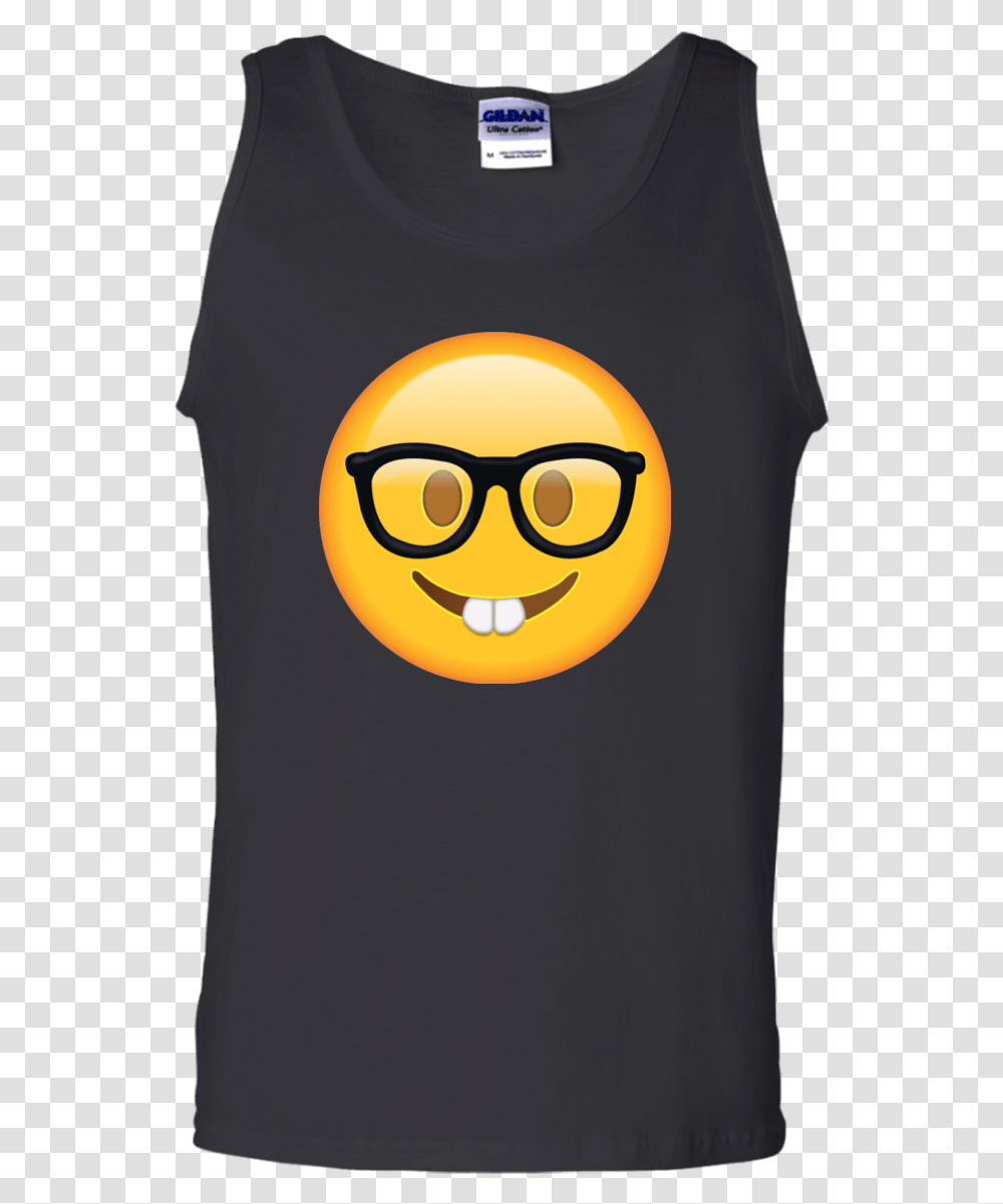 Nerd Glasses Emoji Teehoodietank Black Loud House Shirt, Apparel, T-Shirt, Angry Birds Transparent Png