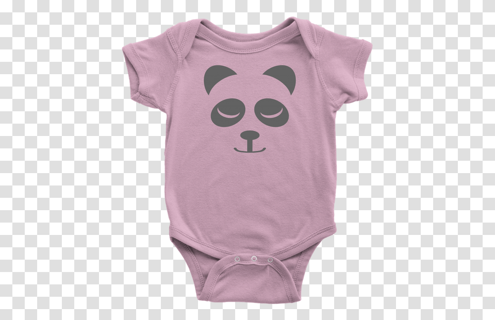 Nerd Glasses Panda Face Baby Onesie Animal Cartoon Daddy's Little Khaleesi Onesie, Apparel, T-Shirt, Sleeve Transparent Png