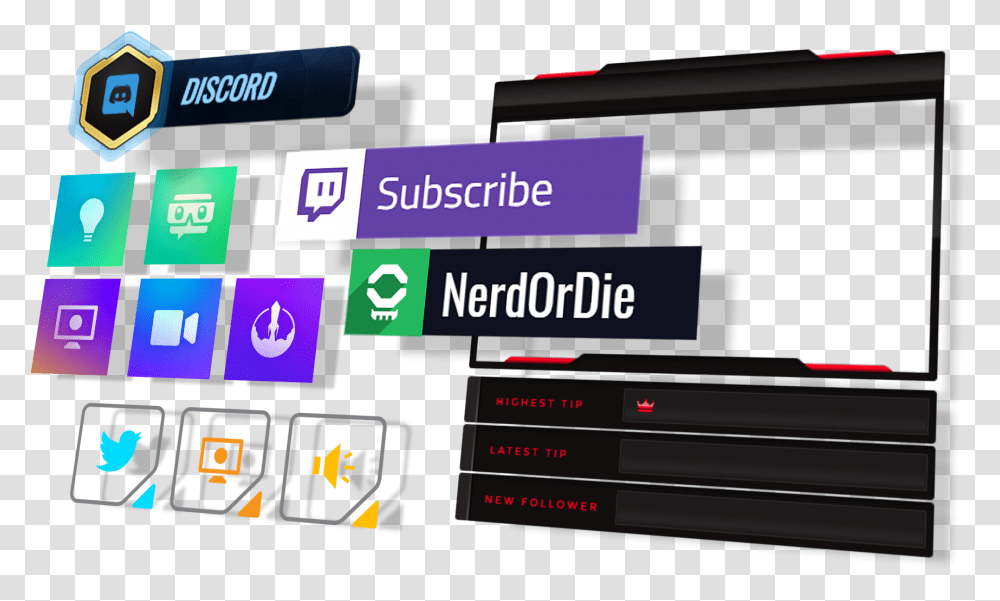 Nerd Or Die Twitch, Monitor, Screen, Electronics, Text Transparent Png
