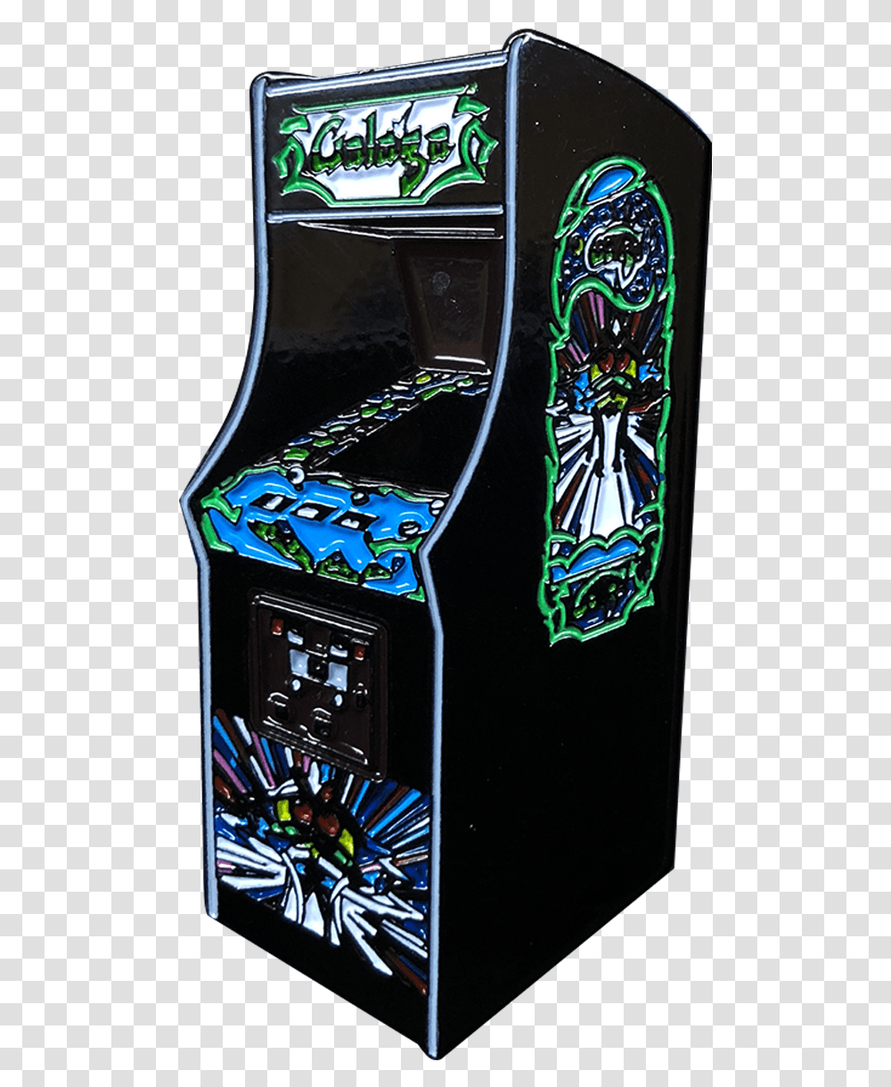 Nerd Pins Galaga Pin Video Game Arcade Cabinet, Arcade Game Machine, Stained Glass Transparent Png