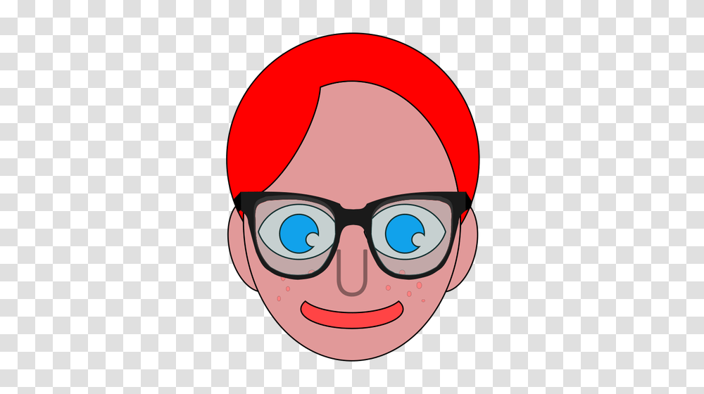Nerd With Glasses, Head, Face, Goggles, Accessories Transparent Png