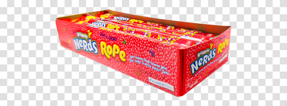 Nerds Rope Rainbow Fruit, Food, Candy, Gum, Box Transparent Png