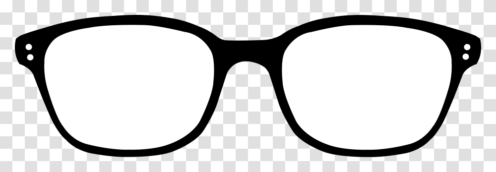Nerdy Glasses Clipart Free Best On Glasses Clip Art Black And White, Accessories, Accessory, Sunglasses Transparent Png