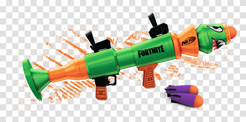 Nerf Fortnite Blasters Accessories & Videos Nerf Lanzacohetes Fortnite Nerf, Toy, Water Gun, Power Drill, Tool Transparent Png