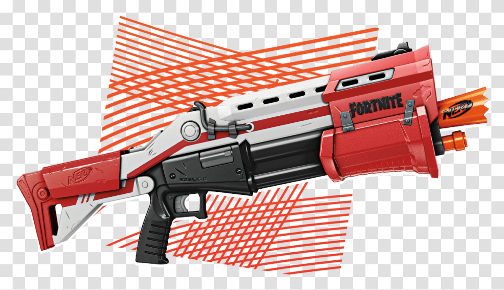 Nerf Fortnite Blasters Accessories & Videos Nerf Pompa Taktyczna Fortnite, Gun, Weapon, Weaponry, Shotgun Transparent Png