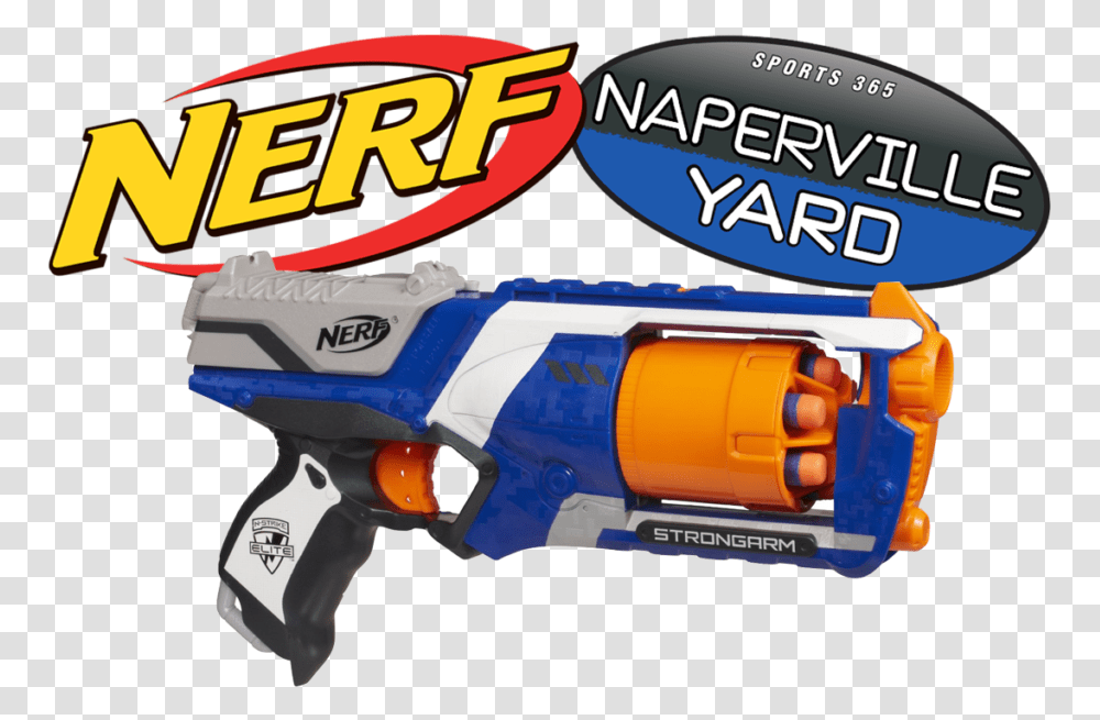 Nerf Gun Nerf Elite Strongarm, Toy, Weapon, Weaponry, Water Gun Transparent Png