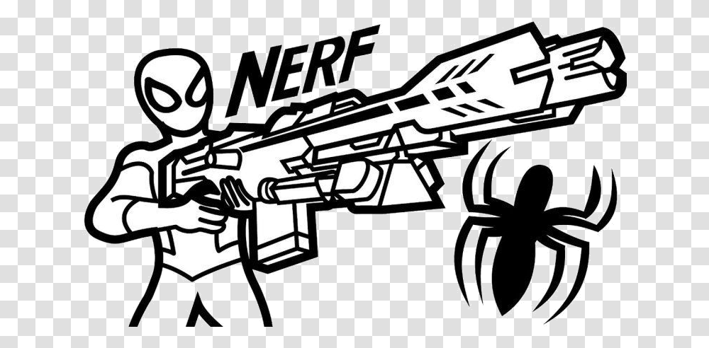 Nerf Gun Old Fashioned Coloring Pages Adornment Trending Nerf Gun Coloring Pages, Weapon, Weaponry Transparent Png