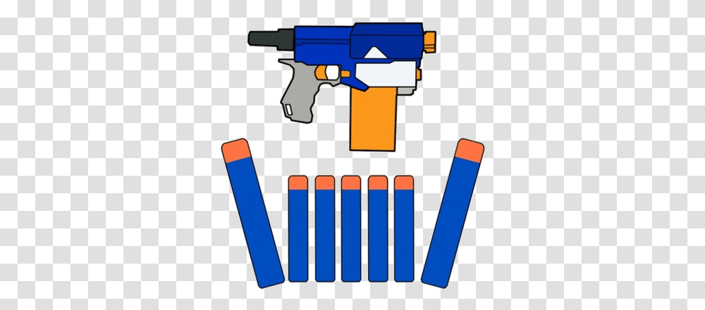 Nerf Gun Style Toy Designcrown Of Darts Art Print Pistola Nerf En Dibujos, Weapon, Weaponry, Tool, Water Gun Transparent Png