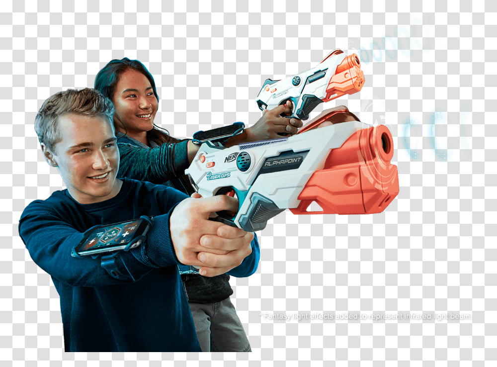 Nerf Laser Ops Nerf Laser Ops Pro Handy, Person, Water Gun, Toy, Power Drill Transparent Png