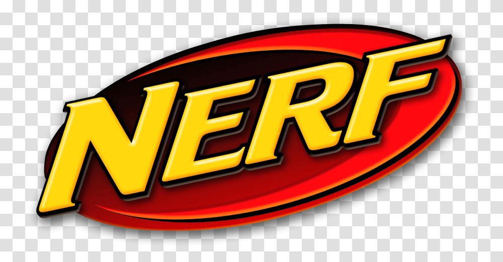 Nerf Logos Nerf Logo, Text, Meal, Food, Dish Transparent Png