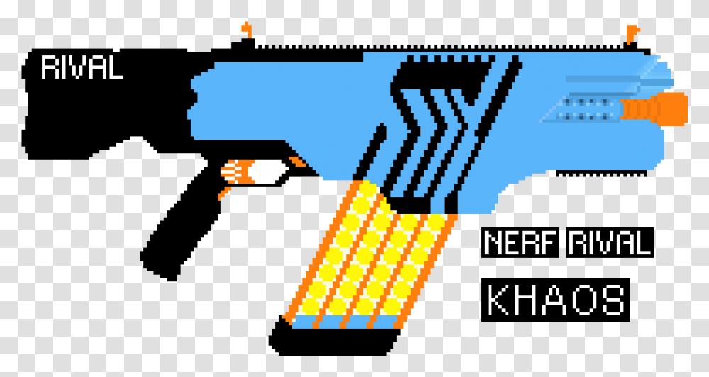 Nerf Pixel Art, Number, Electronics, Security Transparent Png