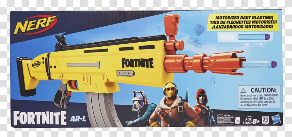 Nerf X Fortnite Toy Fair 2019 Reveals Fortnite Intel Nerf Fortnite Ar L, Person, Transportation, Vehicle, School Bus Transparent Png