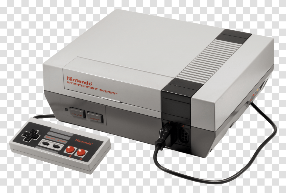 Nes 80s Video Games Consoles, Box, Machine, Electronics, Projector Transparent Png