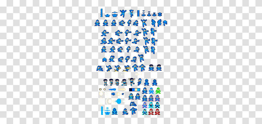 Nes Color Like Gb Megaman Sprites, Pac Man, Alphabet Transparent Png