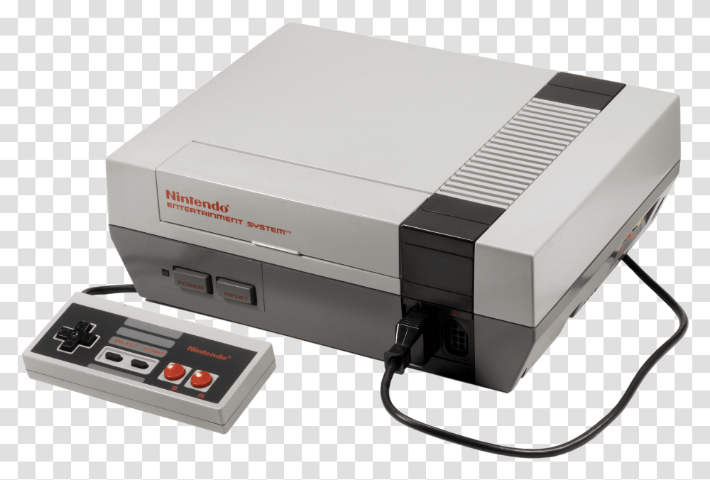 Nes Console, Box, Machine, Electronics, Projector Transparent Png