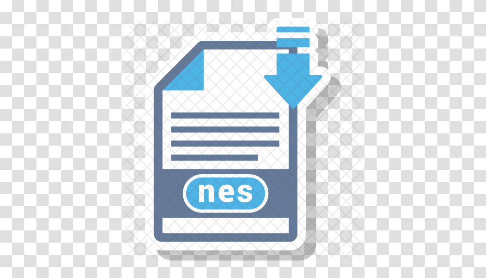 Nes File Icon M3u8 To Mp4, Text, Label, Mailbox, Letterbox Transparent Png