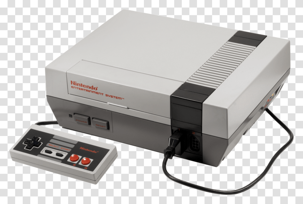Nes First Nintendo, Box, Electronics, Projector, Machine Transparent Png
