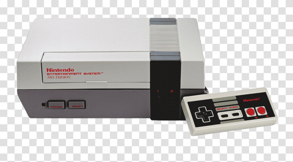 Nes Nintendo Entertainment System Getty Images, Machine, Tabletop, Furniture, Printer Transparent Png