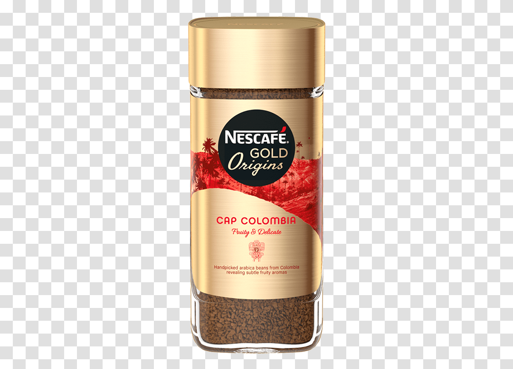 Nescafe Gold Origins Colombia, Tin, Label, Aluminium Transparent Png