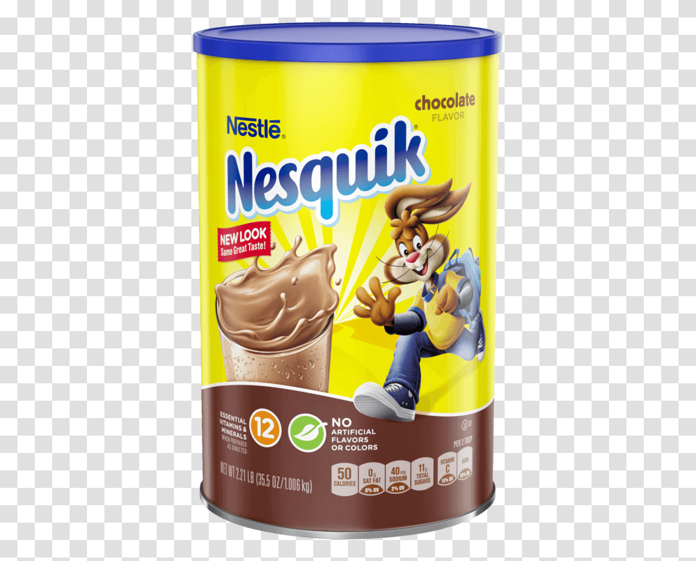 Nesquik Chocolate Powder, Cream, Dessert, Food, Creme Transparent Png