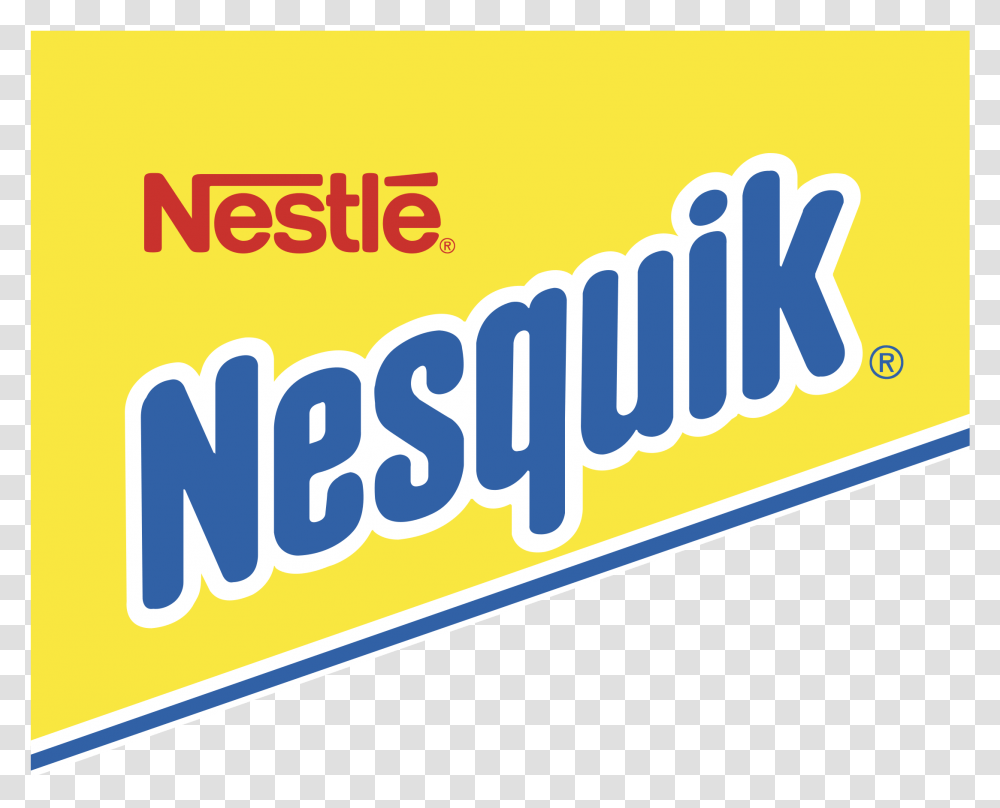 Nesquik Logo Nestle Nesquik Logo, Word, Label, Food Transparent Png