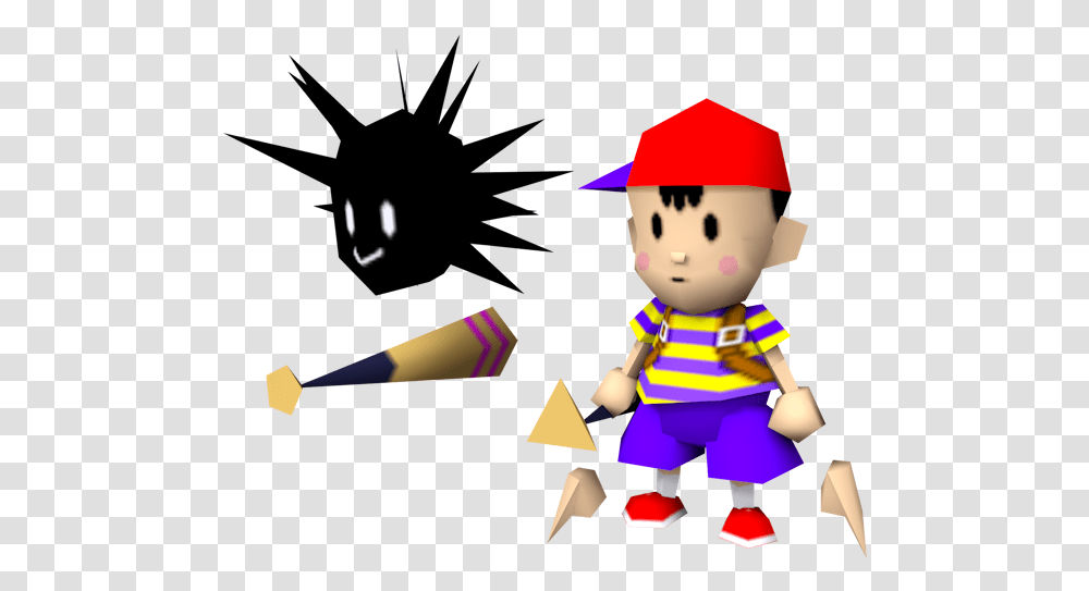 Ness Smash 64 Model, Elf, Person, Human, Graduation Transparent Png