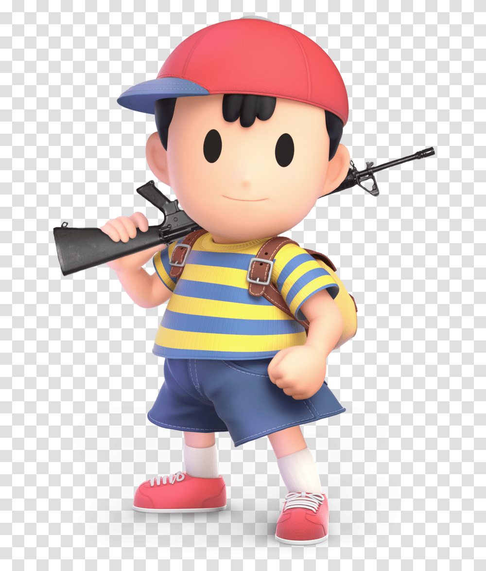 Ness Smash Ultimate, Doll, Toy, People, Person Transparent Png