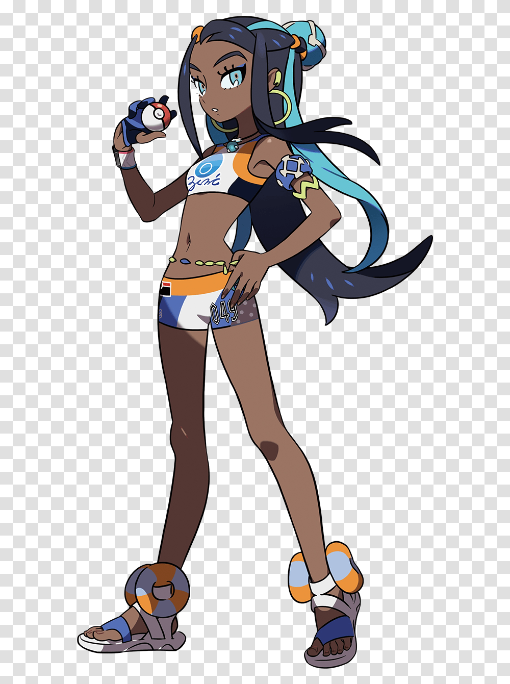 Nessa Bulbapedia The Communitydriven Pokmon Encyclopedia Pokemon Sword Water Gym Leader, Clothing, Person, Costume, Female Transparent Png