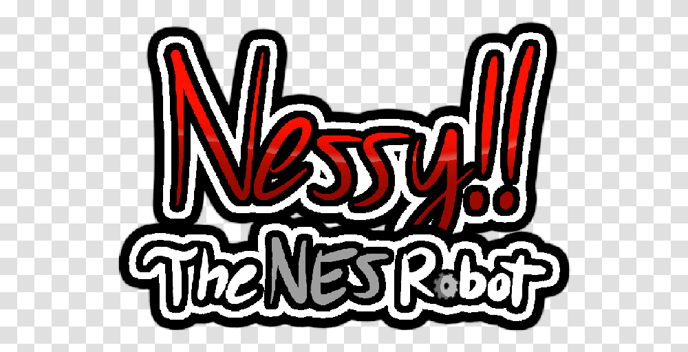 Nessy The Nes Robot, Label, Sticker, Graffiti Transparent Png