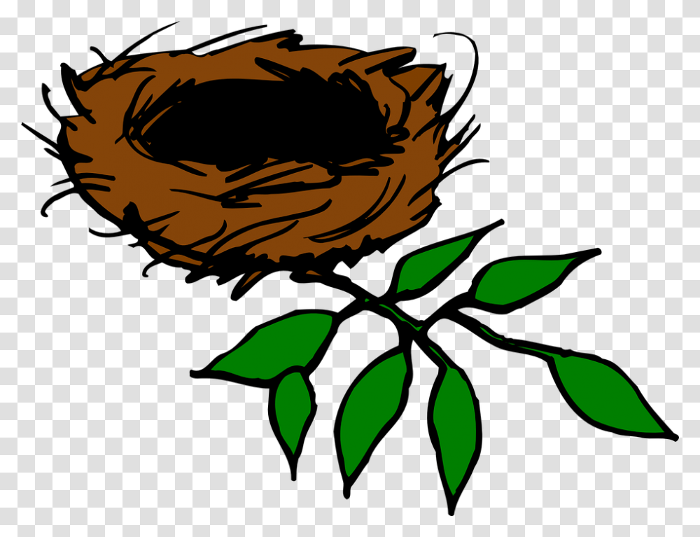 Nest Clipart Parrot Nest, Animal, Honey Bee, Leaf, Nature Transparent Png