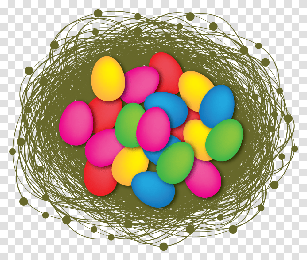 Nest Image Easter, Egg, Food, Balloon, Easter Egg Transparent Png
