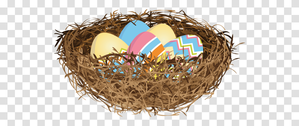 Nest Image Free Download Easter Egg Nest Clipart, Food Transparent Png