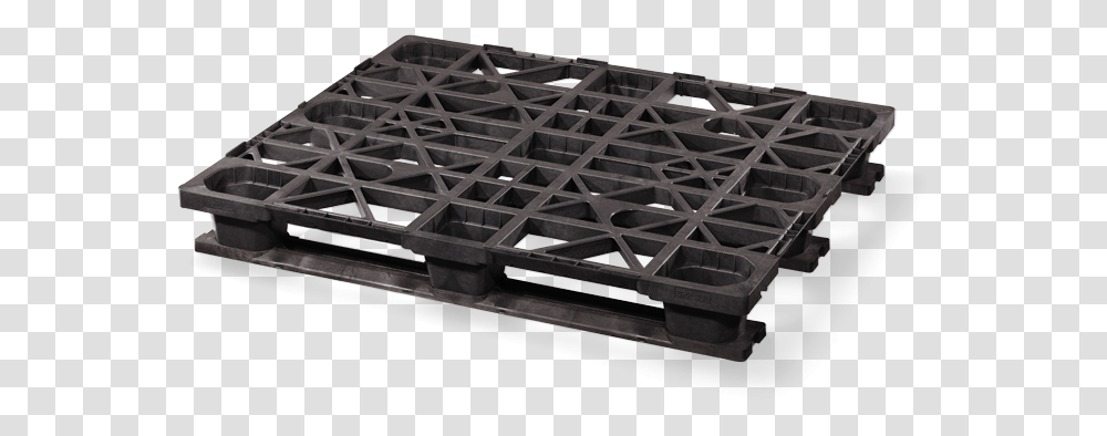 Nestable Plastic Pallet In Imperial Units 48 X 40 Pallet, Cooktop, Indoors, Tray Transparent Png