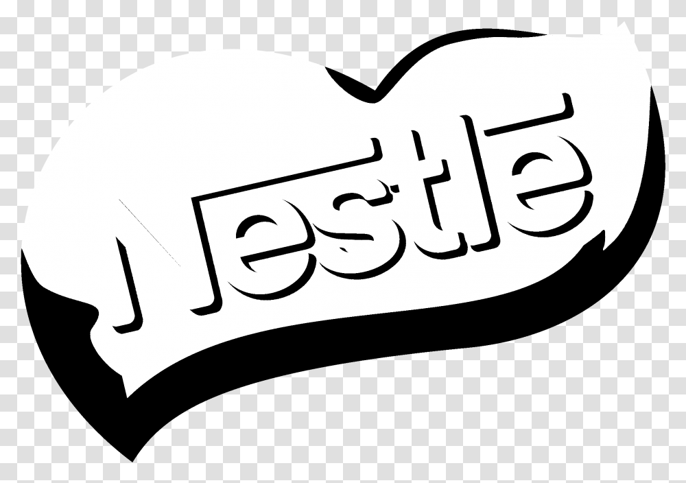 Nestl Logo Black And White, Meal, Food, Number Transparent Png