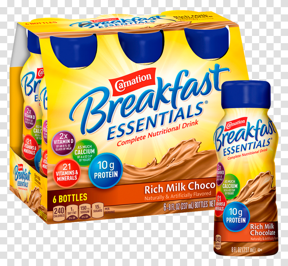 Nestle Carnation Breakfast Essentials Snack, Food, Peanut Butter Transparent Png