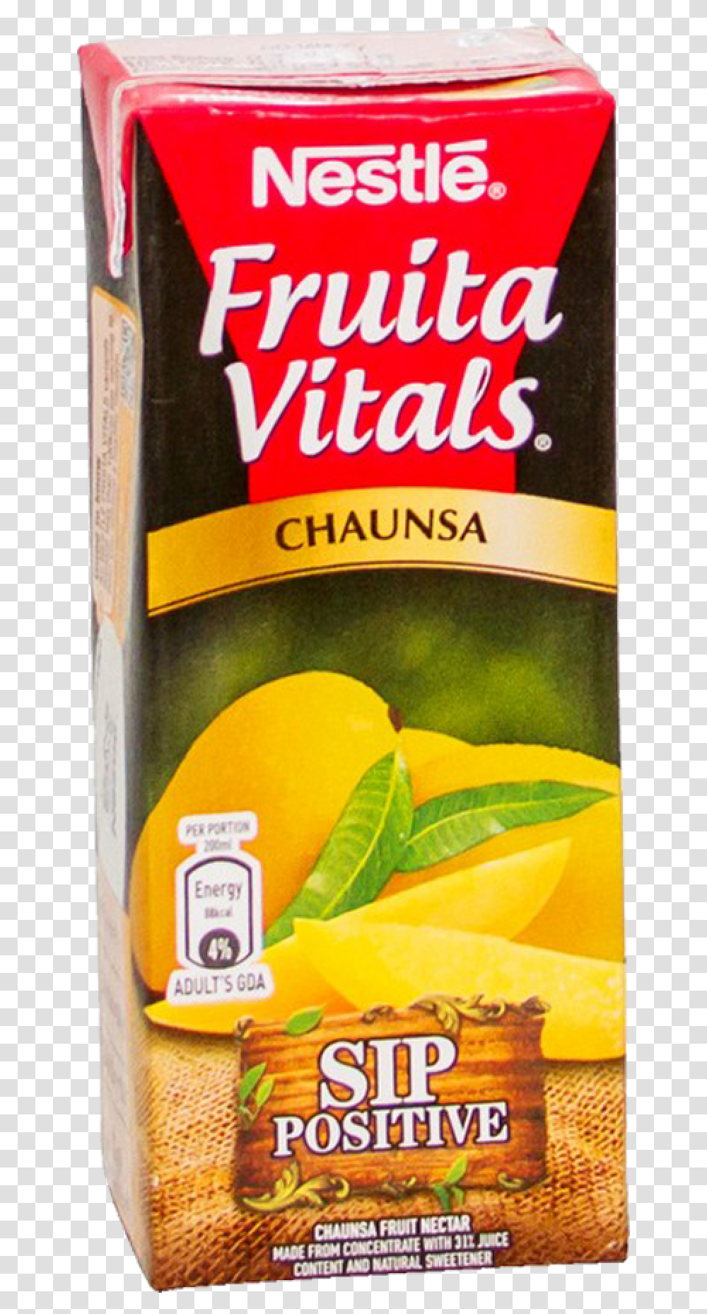 Nestle Fruita Vitals Chaunsa 200 Ml, Plant, Food, Beverage, Drink Transparent Png
