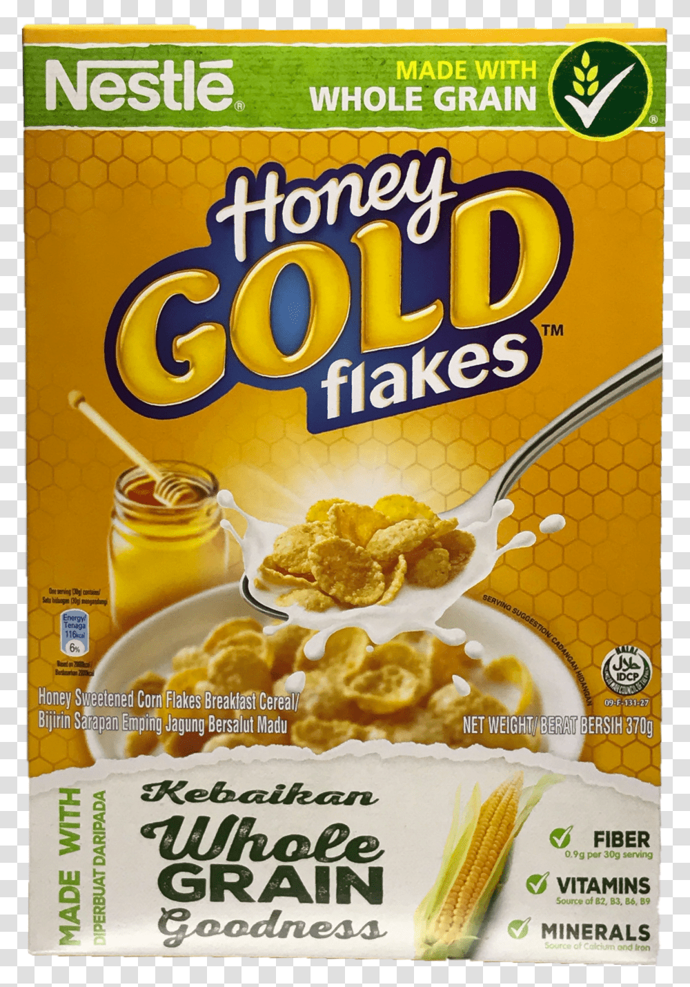 Nestle Honey Gold Cereal 370gTitle Nestle Honey Gold Flakes Cereal Transparent Png